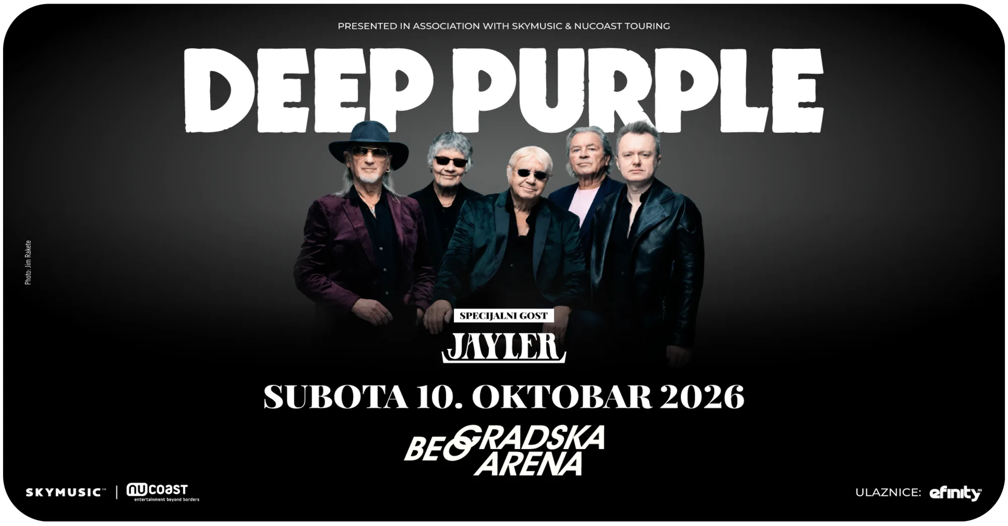 Deep Purple в Белграде 2026 &mdash; пакетные туры на рок-концерт от Черногория Турс