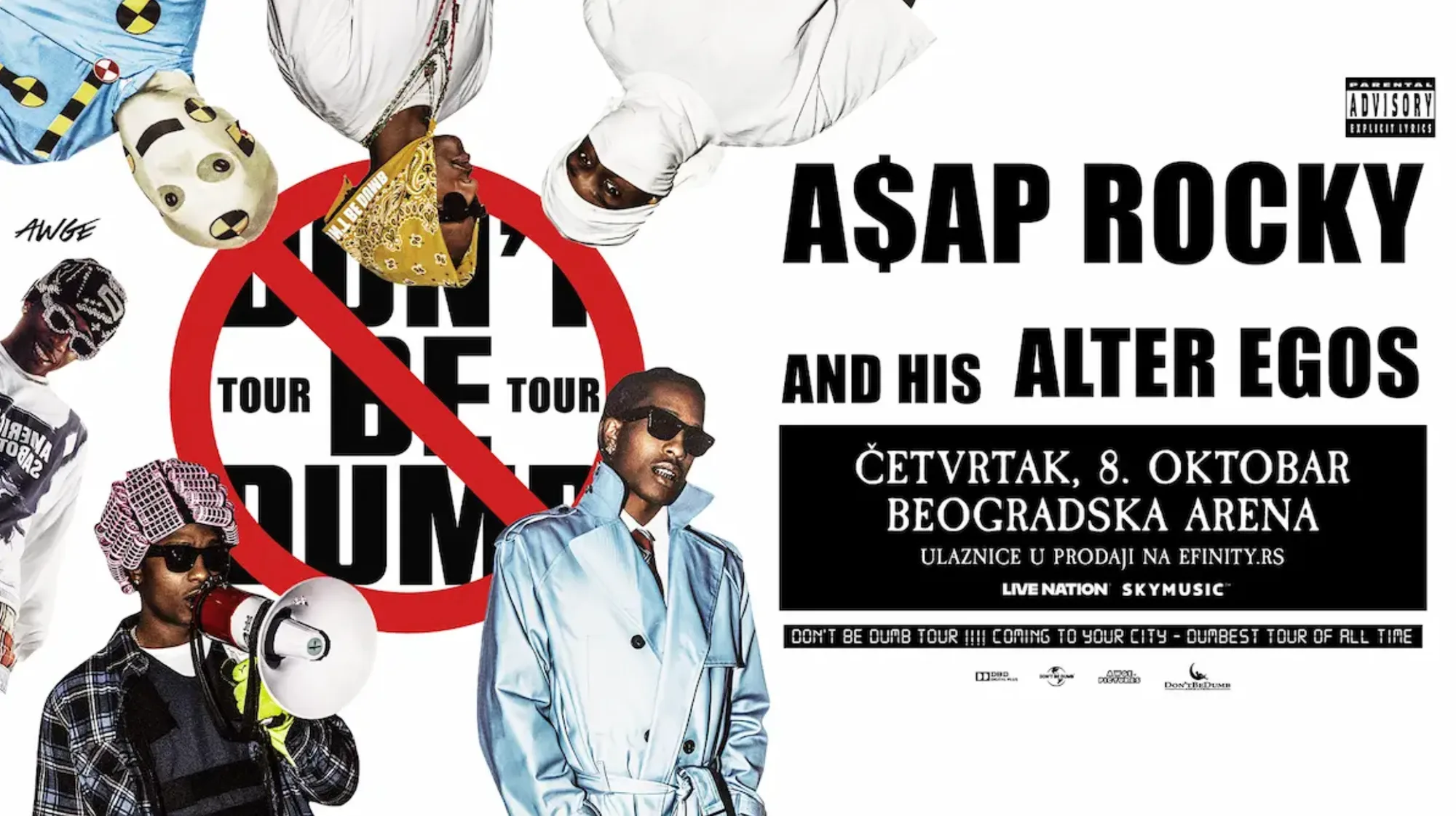 A$AP Rocky концерт в Белграде 8 октября 2026 &mdash; туры и билеты от Черногория Турс